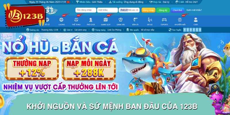 Khởi nguồn và sứ mệnh ban đầu của 123B